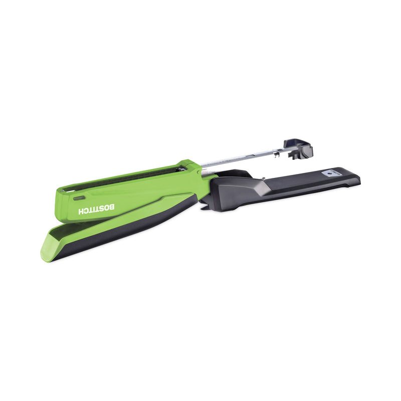 Bostitch InPower Spring-Powered Desktop Stapler, 20-Sheet Capacity, Green