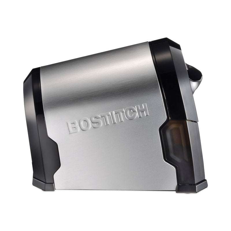 Bostitch Super Pro Glow Commercial Electric Pencil Sharpener, AC-Powered, 6.13 x 10.63 x 9, Black/Silver