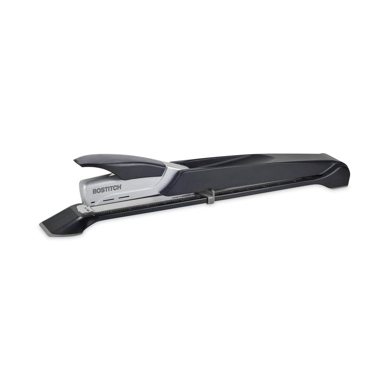 Bostitch Long Reach Stapler, 25-Sheet Capacity, 12" Throat, Black/Silver