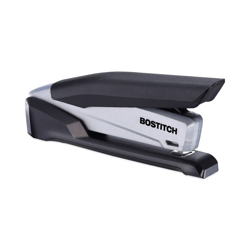 Bostitch InPower Spring-Powered Premium Desktop Stapler, 20-Sheet Capacity, Black/Gray