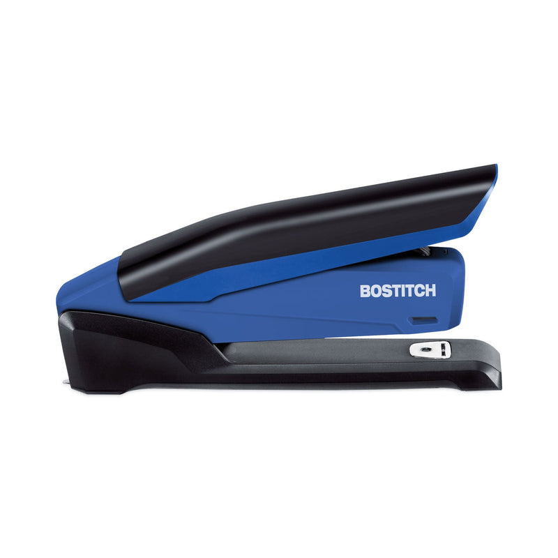 Bostitch InPower Spring-Powered Desktop Stapler, 20-Sheet Capacity, Blue