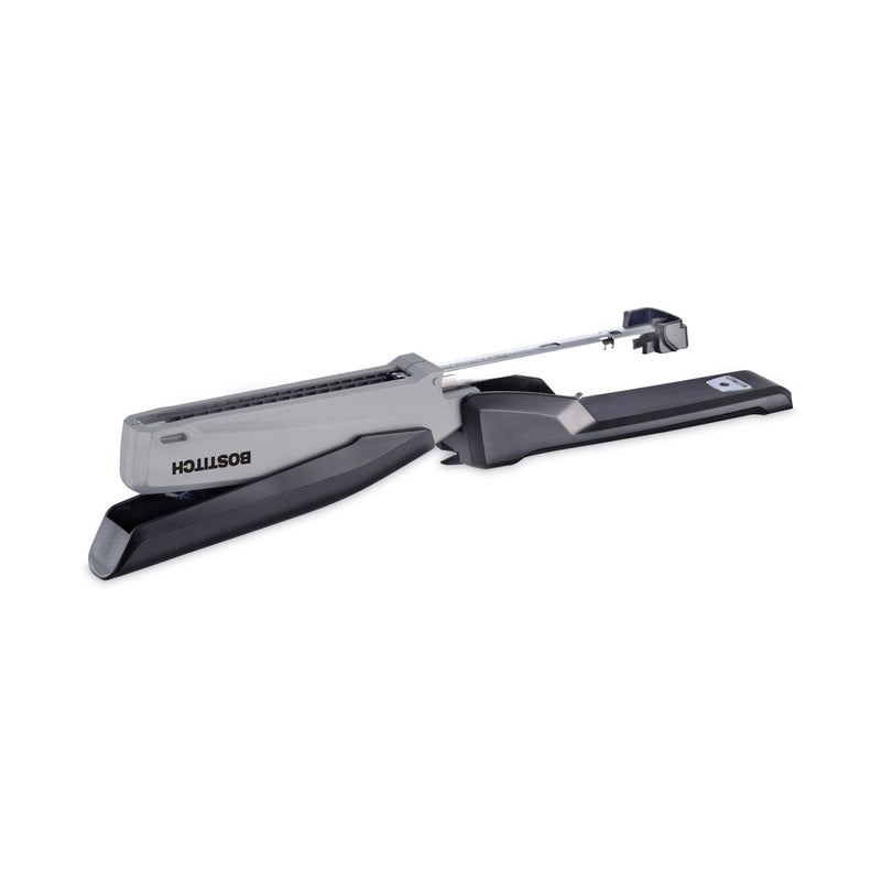 Bostitch EcoStapler Spring-Powered Desktop Stapler, 20-Sheet Capacity, Black/Gray