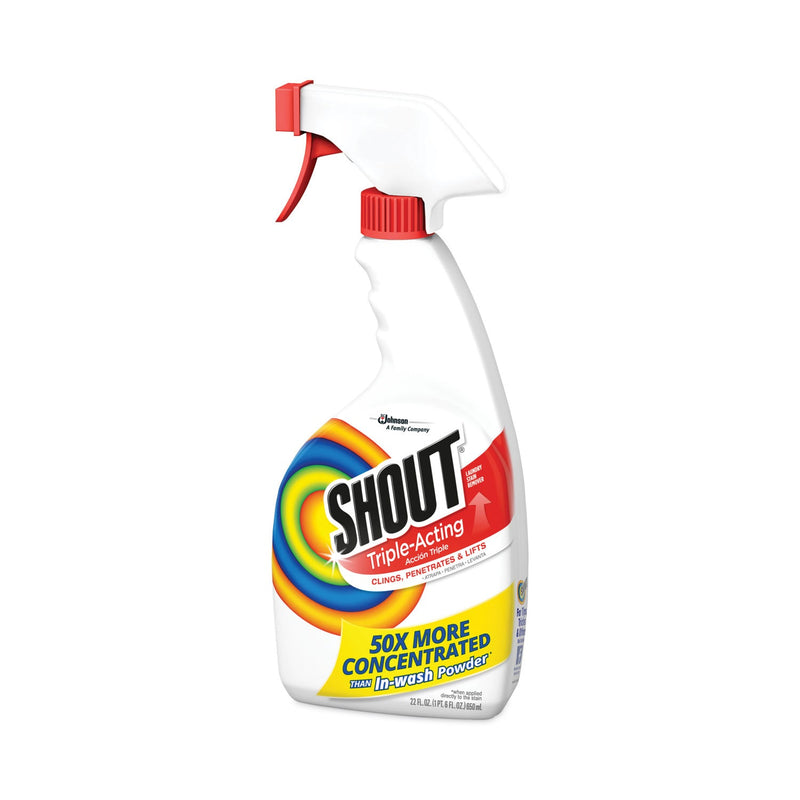 Shout Laundry Stain Treatment, Pleasant Scent, 22 oz Trigger Spray Bottle