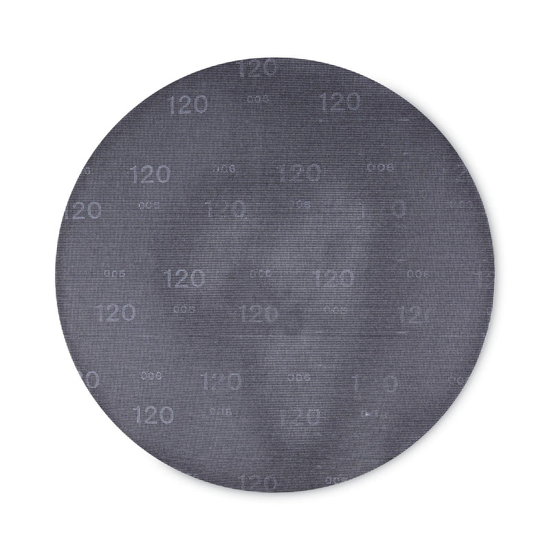 Boardwalk Sanding Screens, 20" Diameter, 120 Grit, Black, 10/Carton