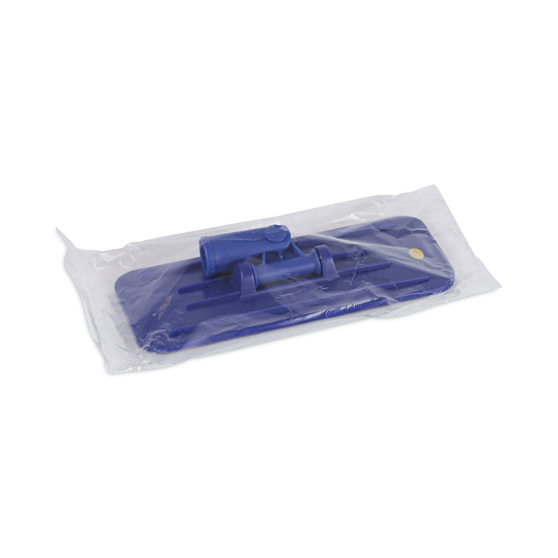 Boardwalk Swivel Pad Holder, Plastic, Blue, 4 x 9, 12/Carton