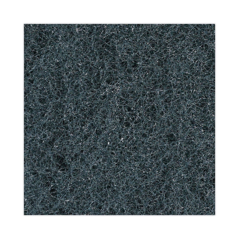 Boardwalk Medium-Duty Scour Pad, 10 x 4.63, Blue, 20/Carton