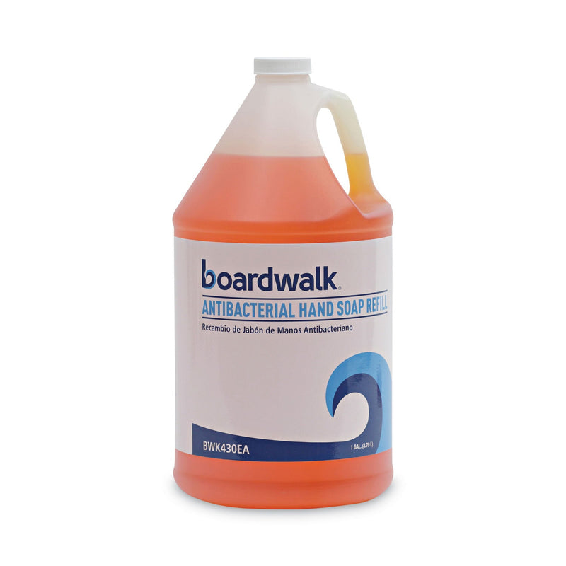 Boardwalk Antibacterial Liquid Soap, Clean Scent, 1 gal Bottle, 4/Carton