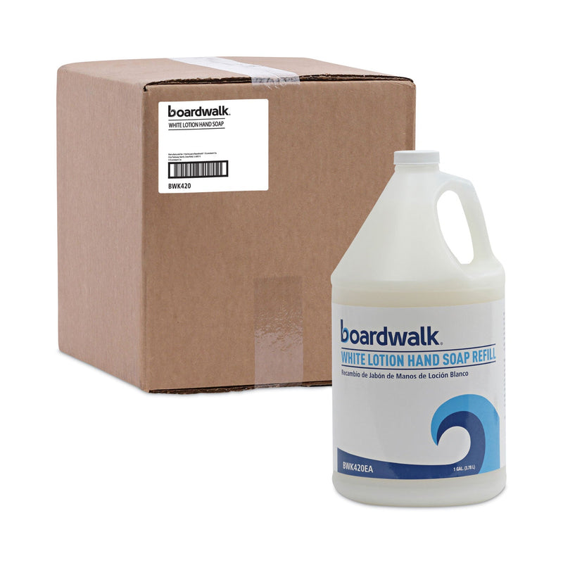 Boardwalk Mild Cleansing Lotion Soap, Cherry Scent, Liquid, 1 gal Bottle, 4/Carton