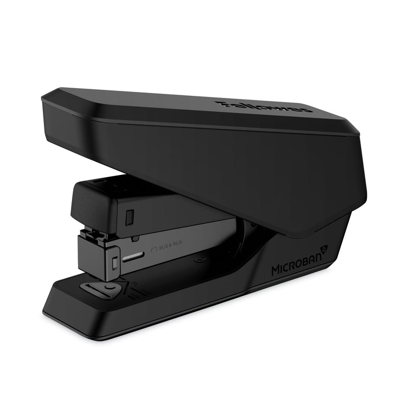 Fellowes LX840 EasyPress Half Strip Stapler, 25-Sheet Capacity, Black