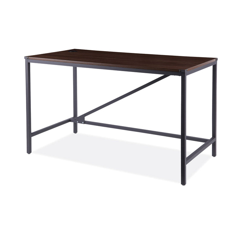 Alera Industrial Series Table Desk, 47.25" x 23.63" x 29.5", Modern Walnut
