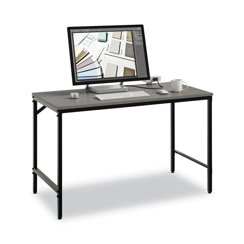 Safco Simple Work Desk, 45.5" x 23.5" x 29.5", Gray