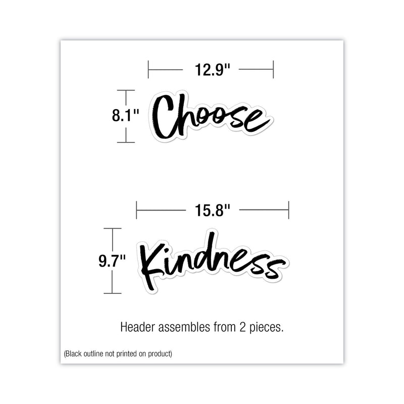 Carson-Dellosa Education Motivational Bulletin Board Set, Kind Vibes, 75 Pieces