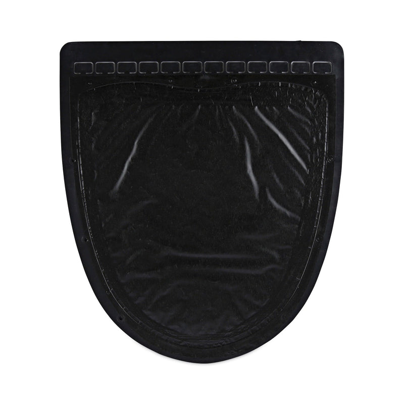 Boardwalk Urinal Mat 2.0, Rubber, 17.5 x 20, Black/White, 6/Carton