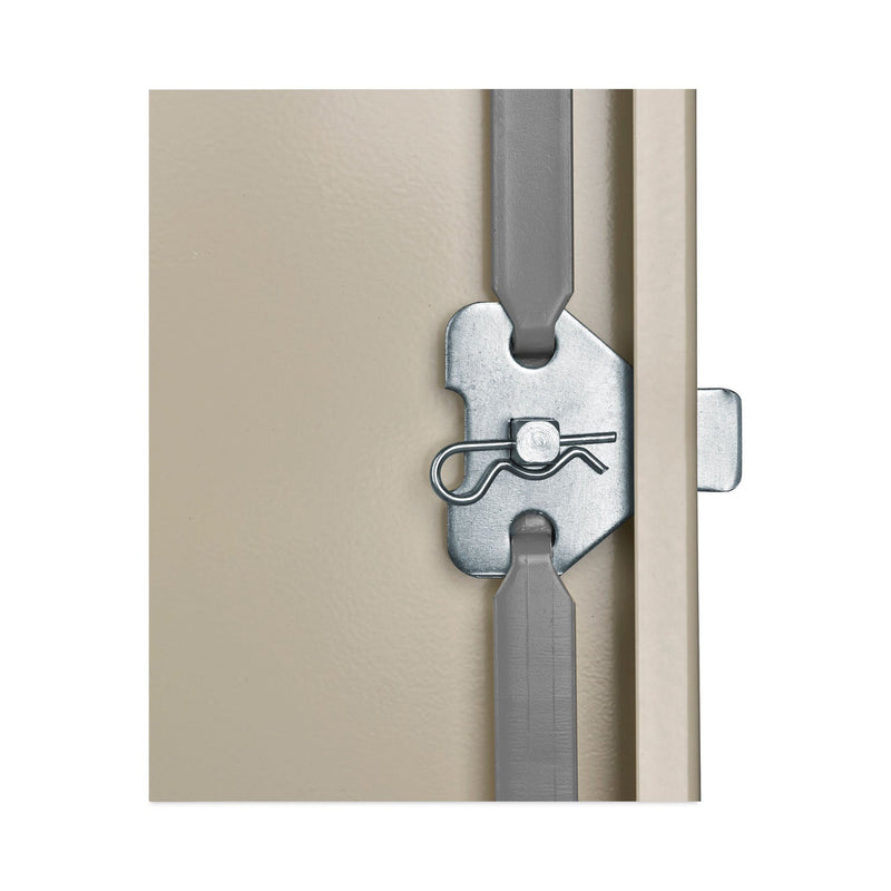 Alera Assembled 78" High Heavy-Duty Welded Storage Cabinet, Four Adjustable Shelves, 36w x 24d, Putty