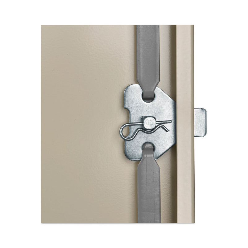 Alera Assembled 72" High Heavy-Duty Welded Storage Cabinet, Four Adjustable Shelves, 36w x 18d, Putty