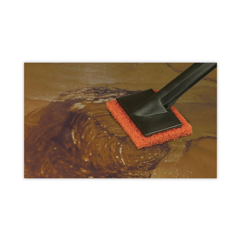 Scotch-Brite Quick Clean Heavy Duty Griddle Pad 746, 4 x 5.25, 15/Carton
