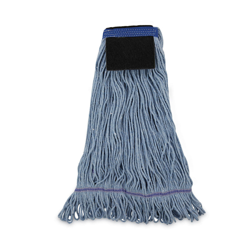 Boardwalk Mop Head, Loop-End, Cotton With Scrub Pad, Large, 12/Carton