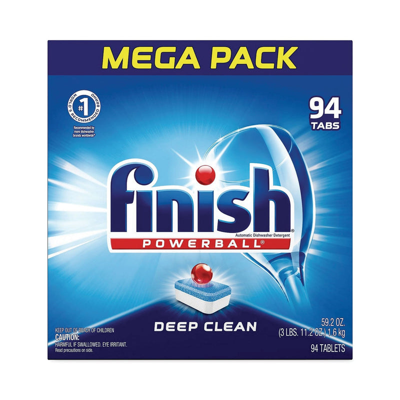 FINISH Powerball Dishwasher Tabs, Fresh Scent, 94/Box
