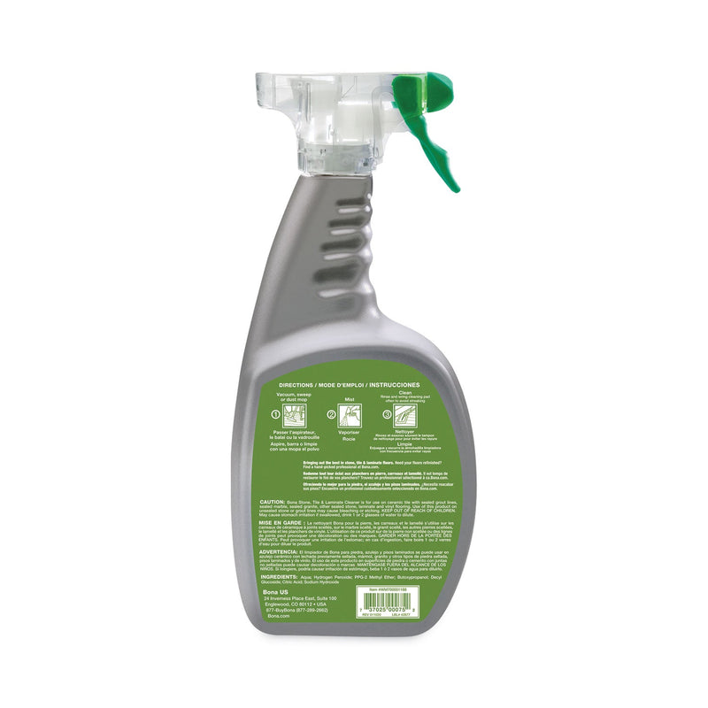 Bona Stone, Tile and Laminate Floor Cleaner, Fresh Scent, 32 oz Spray Bottle