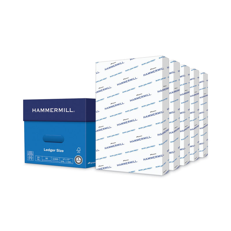 Hammermill Copy Plus Print Paper, 92 Bright, 20 lb Bond Weight, 11 x 17, White, 500 Sheets/Ream, 5 Reams/Carton