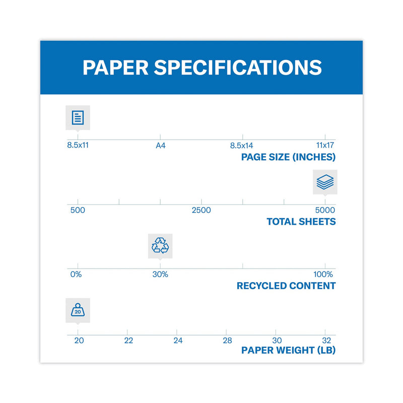 Hammermill Colors Print Paper, 20 lb Bond Weight, 8.5 x 11, Salmon, 500 Sheets/Ream, 10 Reams/Carton