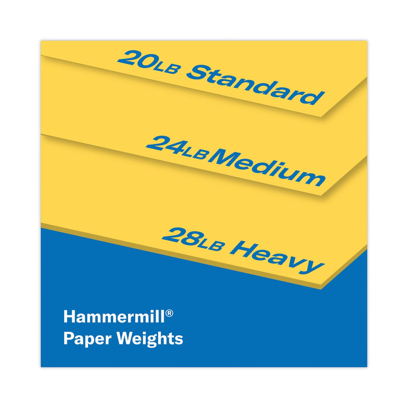 Hammermill Colors Print Paper, 20 lb Bond Weight, 8.5 x 11, Goldenrod, 500 Sheets/Ream, 10 Reams/Carton