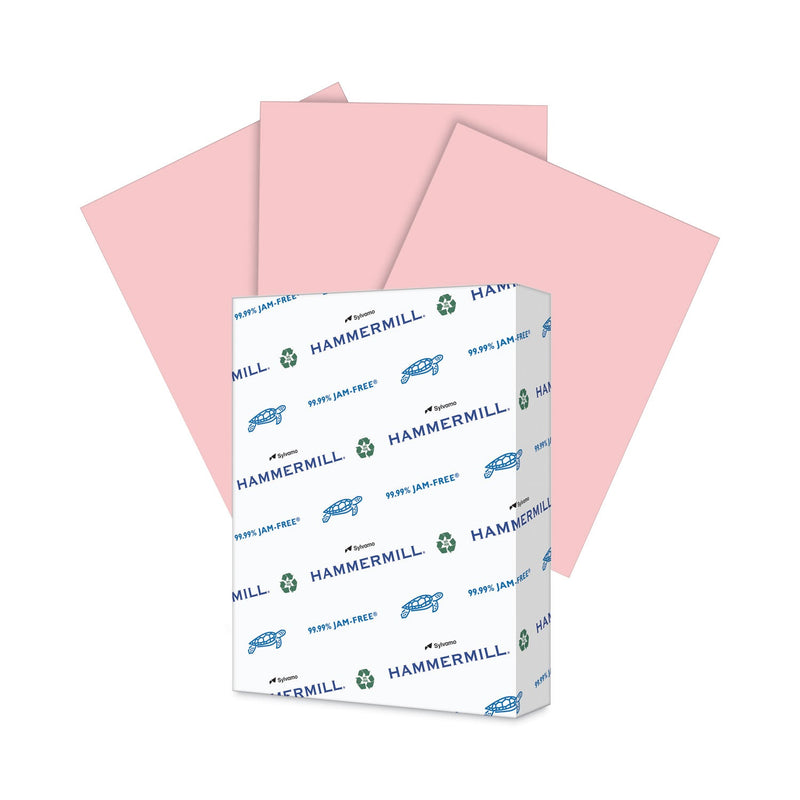 Hammermill Colors Print Paper, 20 lb Bond Weight, 8.5 x 11, Pink, 500/Ream
