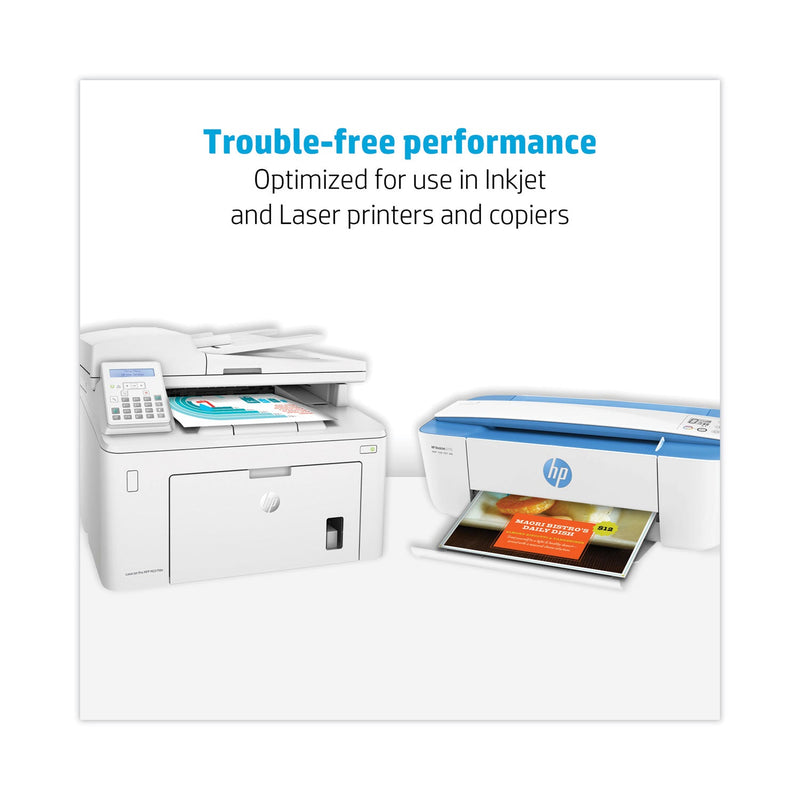 HP Papers MultiPurpose20 Paper, 96 Bright, 20 lb Bond Weight, 8.5 x 11, White, 500 Sheets/Ream, 3 Reams/Carton