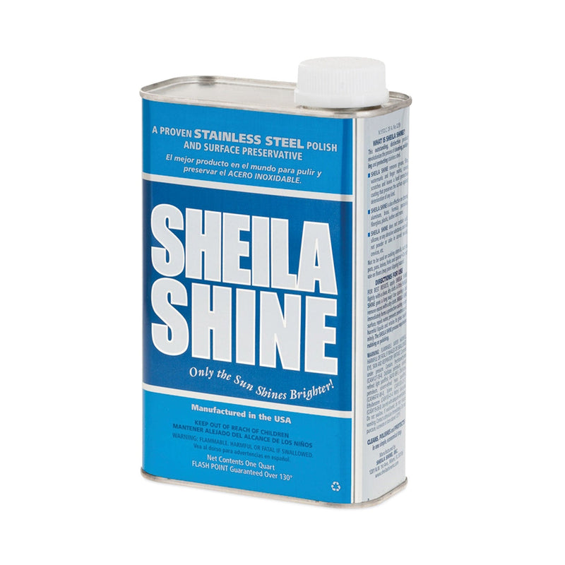 Sheila Shine Stainless Steel Cleaner and Polish, 1 qt Can, 12/Carton