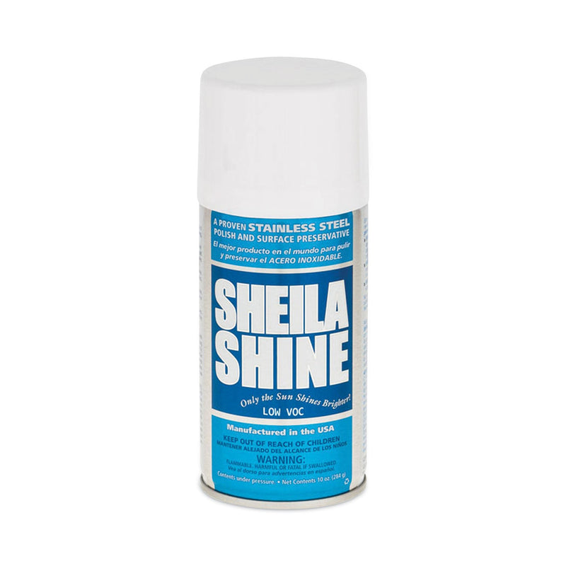 Sheila Shine Low VOC Stainless Steel Cleaner and Polish, 10 oz Spray Can
