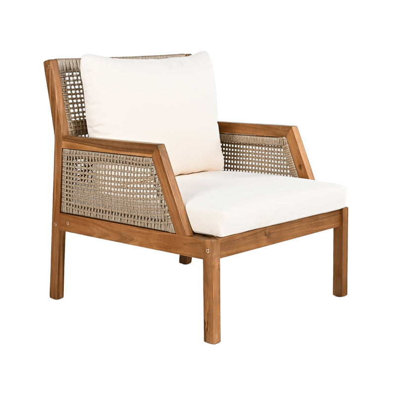 Acacia Wood Patio Furniture Club Chair