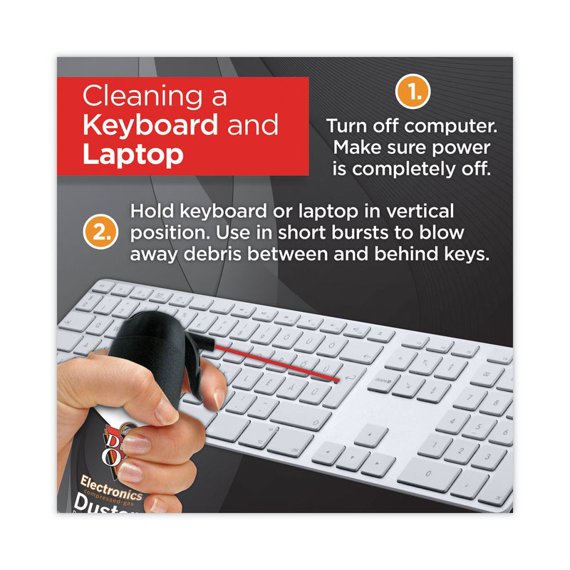 Dust-Off Disposable Compressed Air Duster, 3.5 oz Can