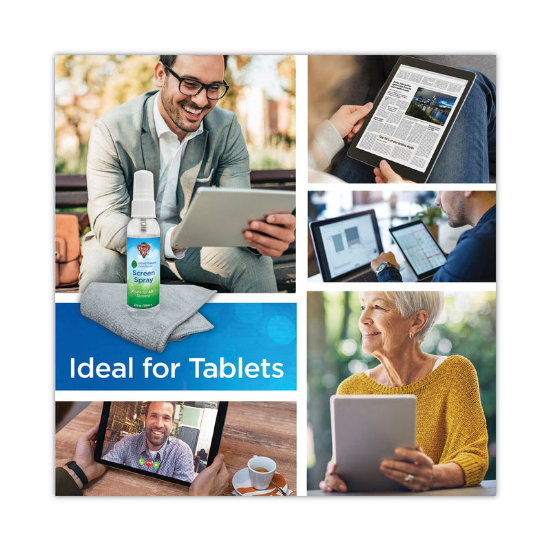 Dust-Off Laptop Computer Cleaning Kit, 50 mL Spray/Microfiber Cloth