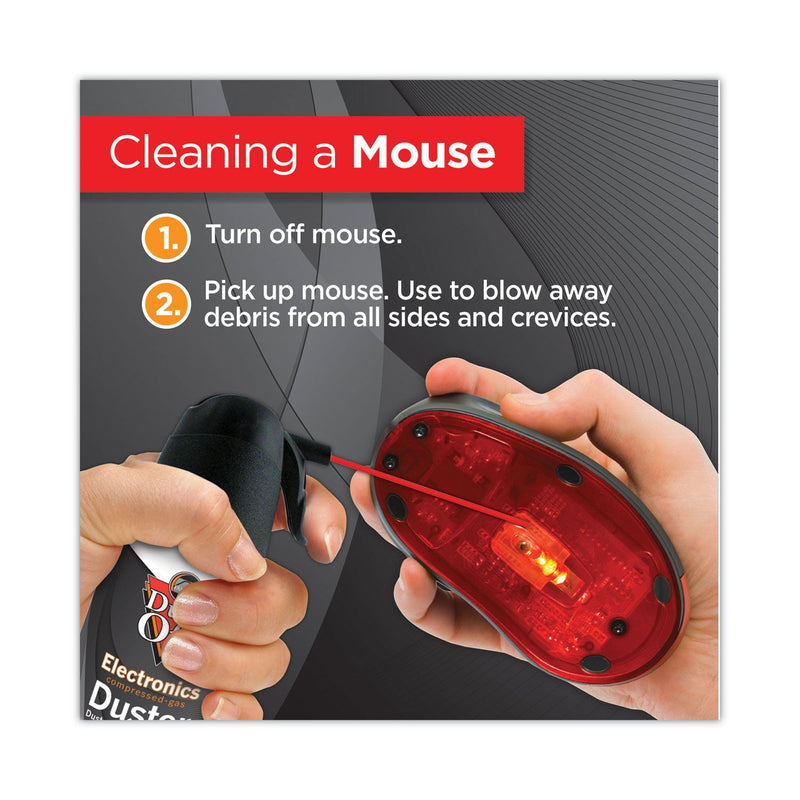 Dust-Off Disposable Compressed Air Duster, 3.5 oz Can