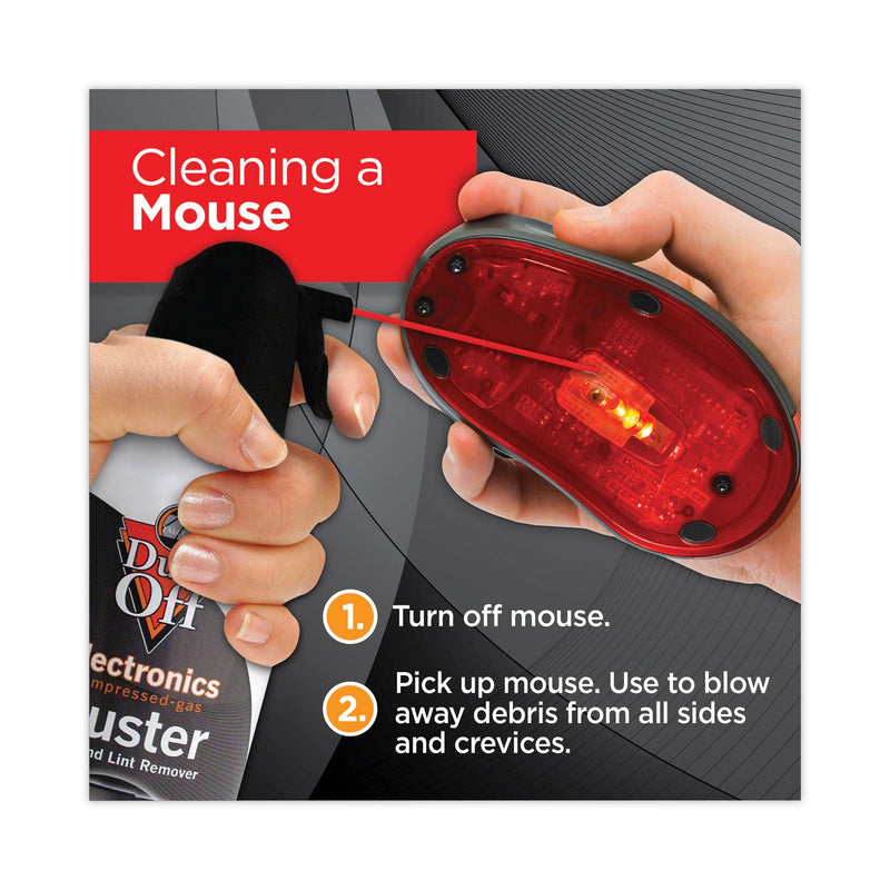 Dust-Off Disposable Compressed Air Duster, 10 oz Can