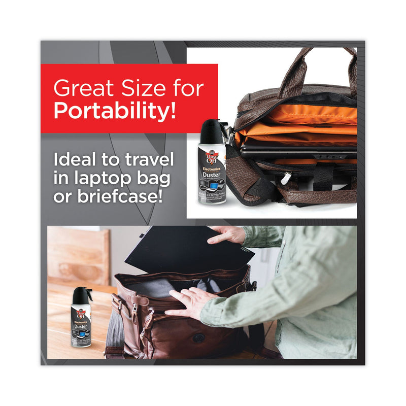 Dust-Off Disposable Compressed Air Duster, 3.5 oz Can