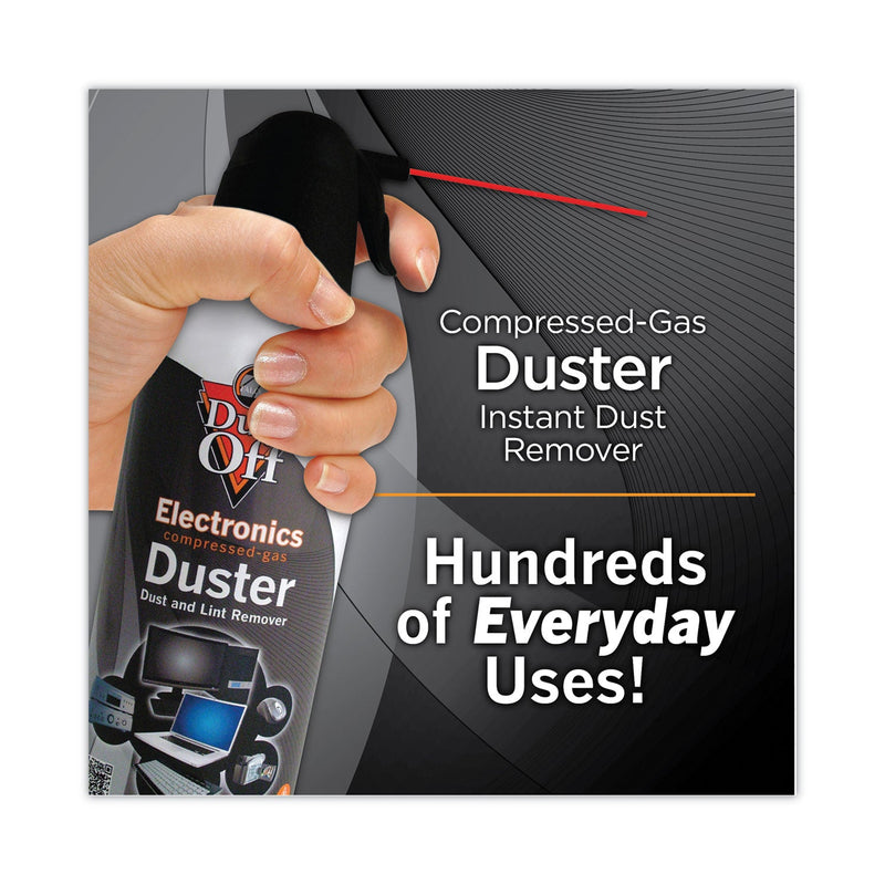 Dust-Off Disposable Compressed Air Duster, 10 oz Can