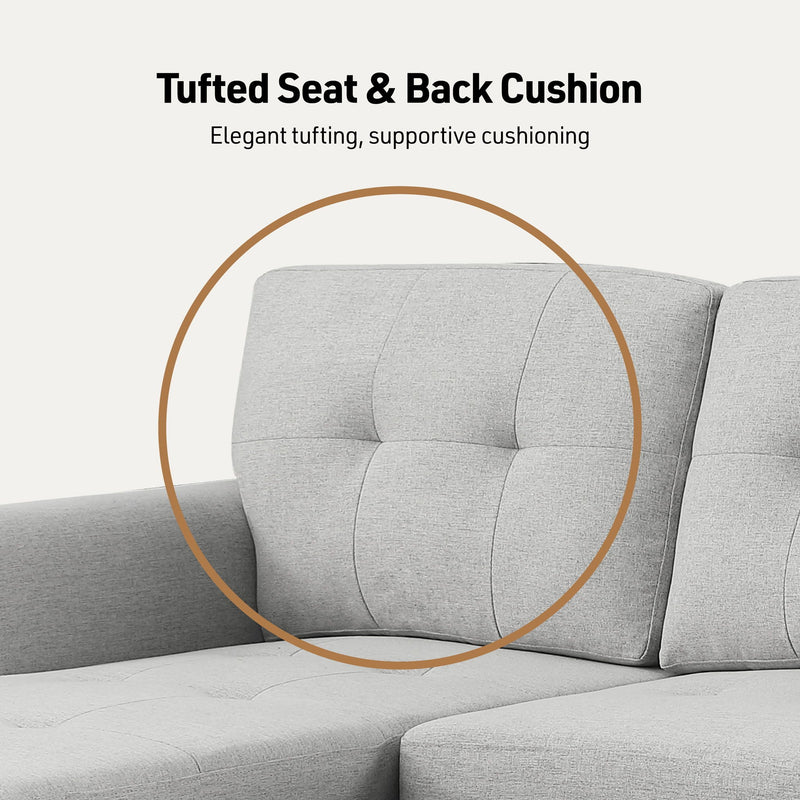 Lucca - Reversible Sleeper Sectional Sofa With Storage Chaise