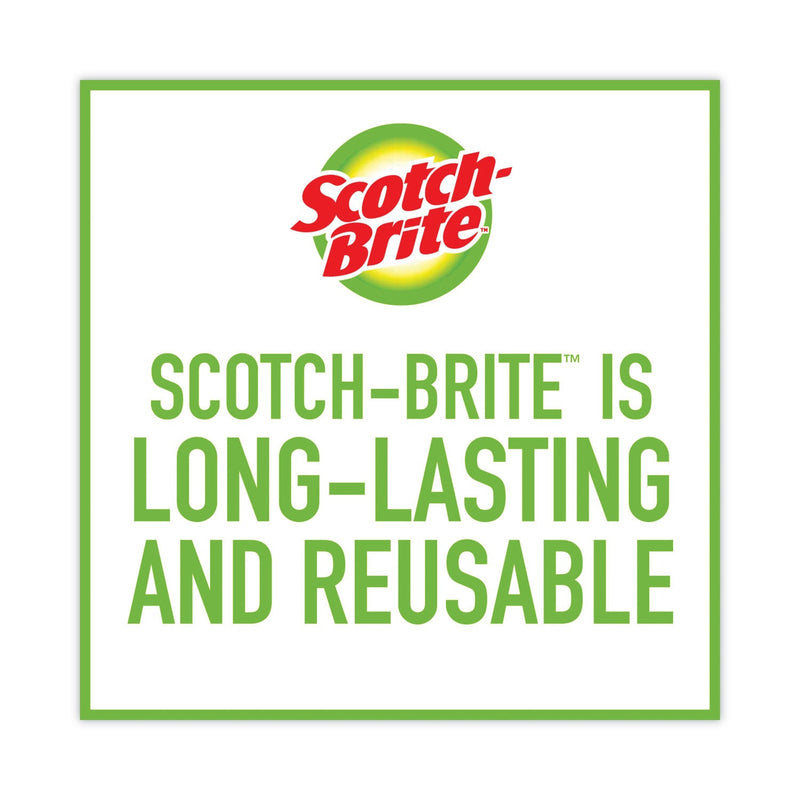 Scotch-Brite Metal Scrubbing Pads, 2.25 x 2.75, Silver, 3/Pack, 8 Packs/Carton