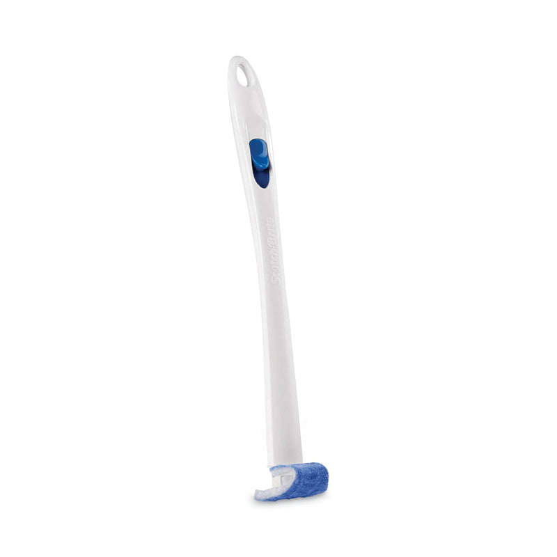 Scotch-Brite Toilet Scrubber Starter Kit, 1 Handle and 5 Scrubbers, White/Blue