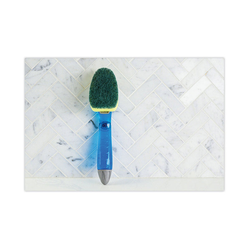 Scotch-Brite Soap-Dispensing Dishwand, 2.5 x 9.5, Yellow/Green