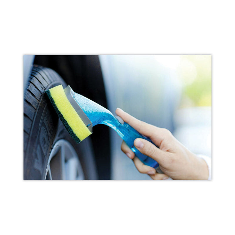 Scotch-Brite Soap-Dispensing Dishwand, 2.5 x 9.5, Yellow/Green