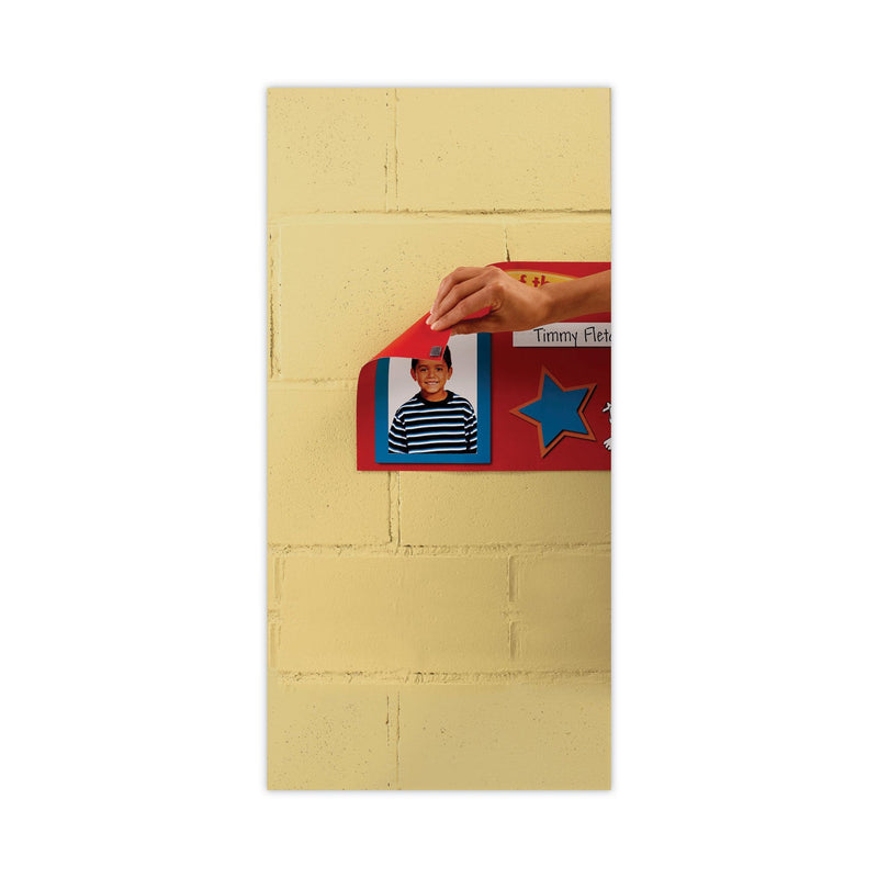 Scotch Precut Removable Mounting Tabs, Removable, Holds Up to 0.25 lb, 6 Tabs, Double-Sided, 0.5 x 0.75, Black, 480/Pack