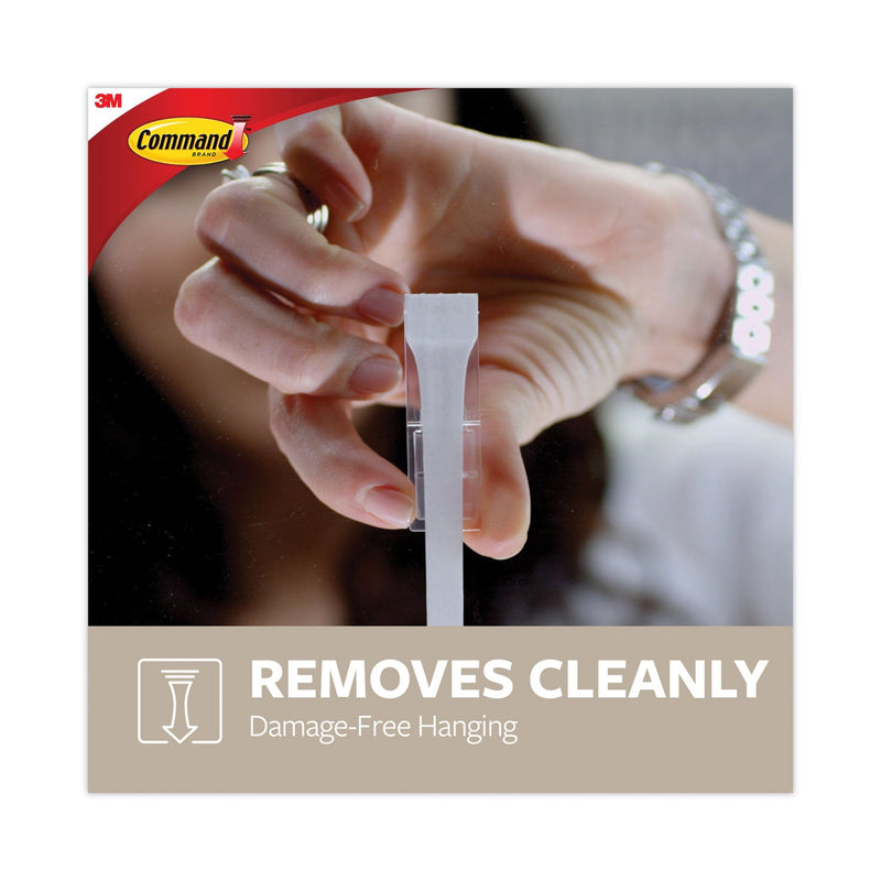 Command Decorative Hooks, Medium, Matte Black, 2 Hook and 4 Strips/Pack