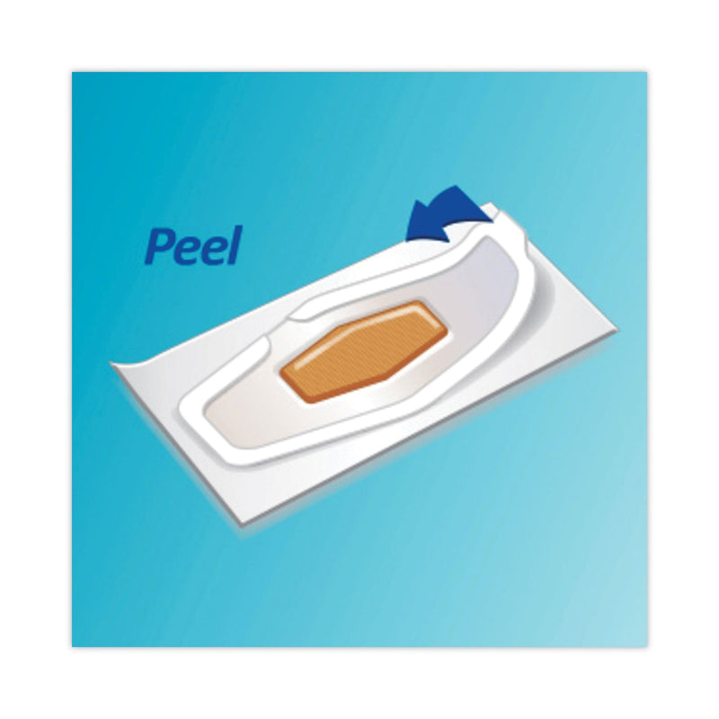 3M Nexcare Waterproof, Clear Bandages, Assorted Sizes, 50/Box