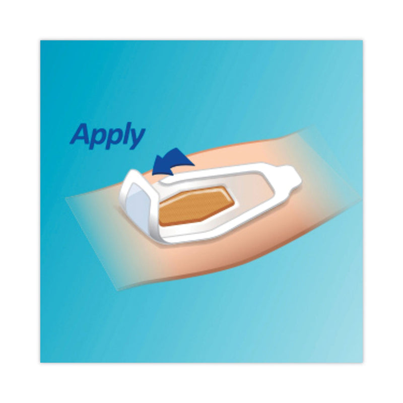 3M Nexcare Waterproof, Clear Bandages, Assorted Sizes, 50/Box