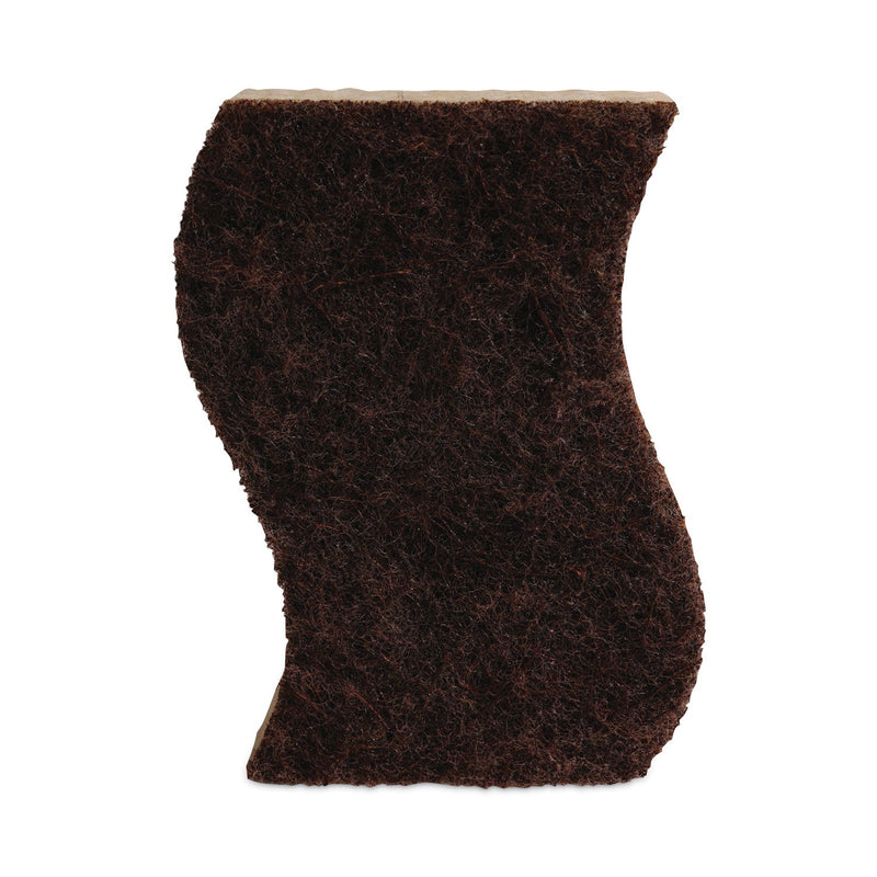 Scotch-Brite Greener Clean Heavy-Duty Scrub Sponge, 4.5 x 2.7, 0.6" Thick, Light Brown, 3/Pack