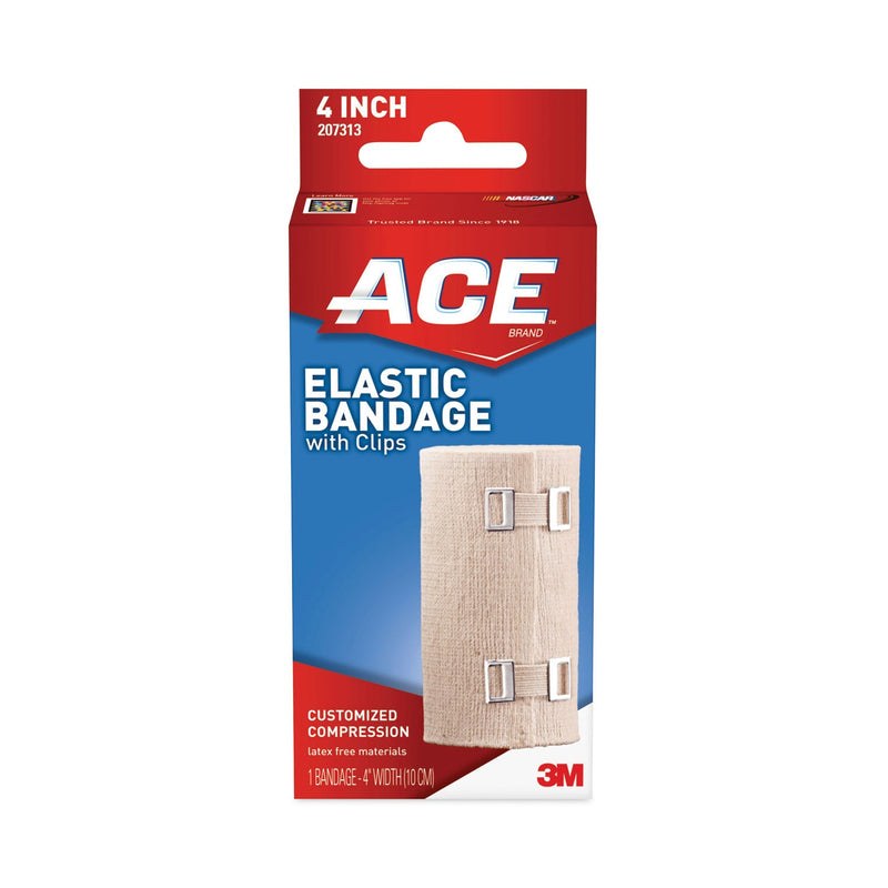 ACE Elastic Bandage with E-Z Clips, 4 x 64