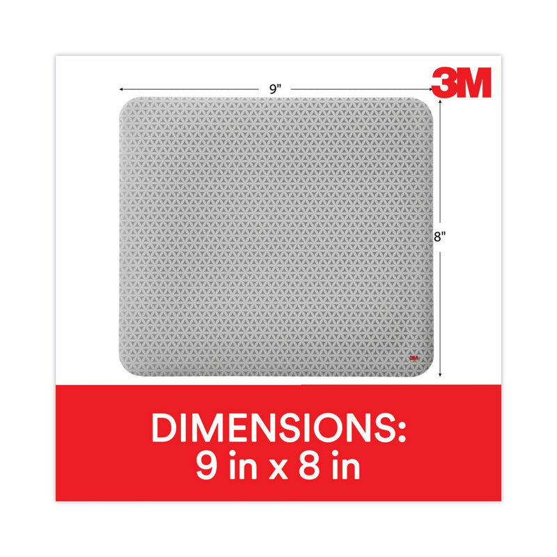 3M Precise Mouse Pad with Nonskid Back, 9 x 8, Bitmap Design