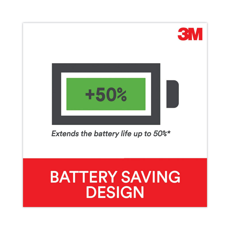 3M Precise Mouse Pad with Nonskid Repositionable Adhesive Back, 8.5 x 7, Bitmap Design